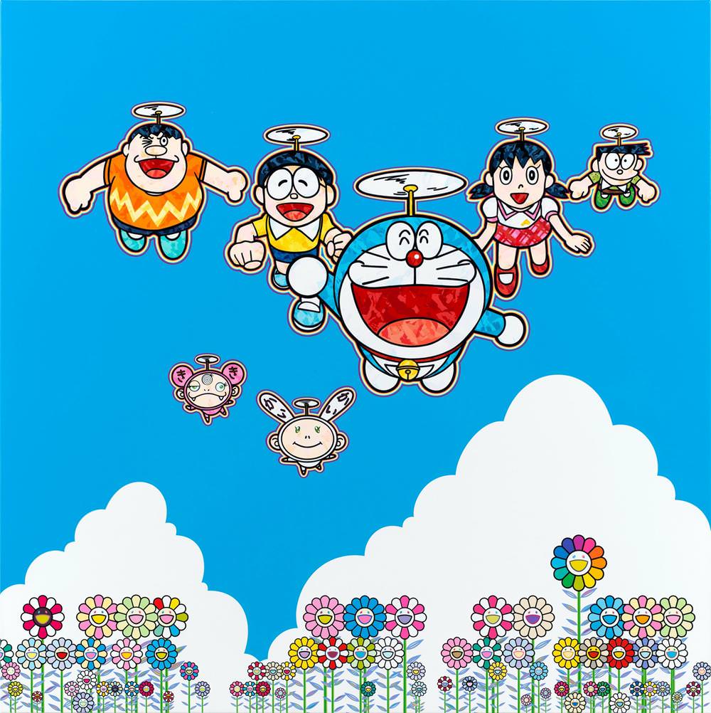 村上隆x哆啦a夢 Superflat Doraemon 超扁平 個展 東京首波登場