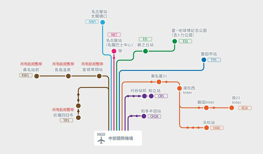 名鐵巴士中心,名鐵巴士時刻表,名鐵機場線時刻表,名古屋機場,名古屋機場到市區,名古屋機場交通,名古屋機場到名古屋車站,名古屋機場出市區,名古屋機場去名古屋站