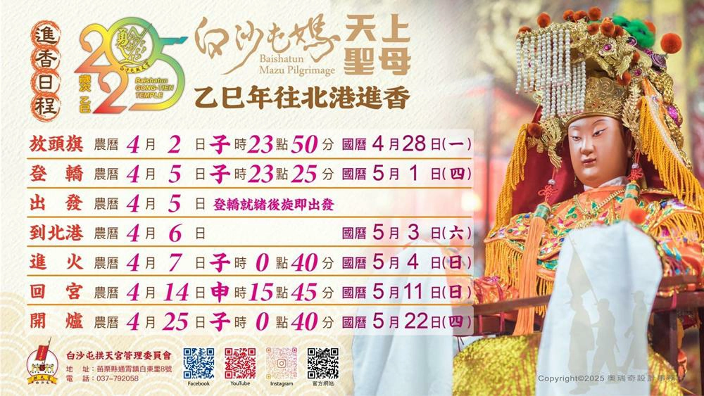 白沙屯媽祖遶境2025,白沙屯媽祖進香2025,白沙屯媽祖進香,白沙屯媽祖2025報名,白沙屯媽祖進香日期,白沙屯媽祖進香路線,白沙屯媽祖進香行程,白沙屯媽祖遶境時間,白沙屯媽祖遶境路線,白沙屯媽祖遶境由來,白沙屯媽祖遶境活動,白沙屯媽祖遶境日期,白沙屯媽祖遶境報名,白沙屯媽祖遶境行程,媽祖,苗栗