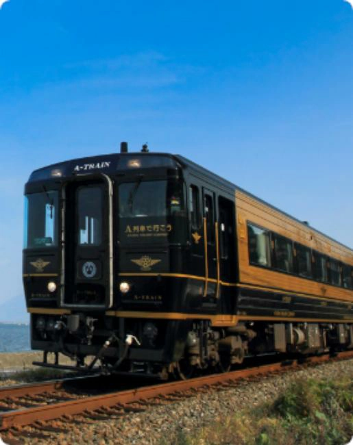 列車行經熊本沿岸風景