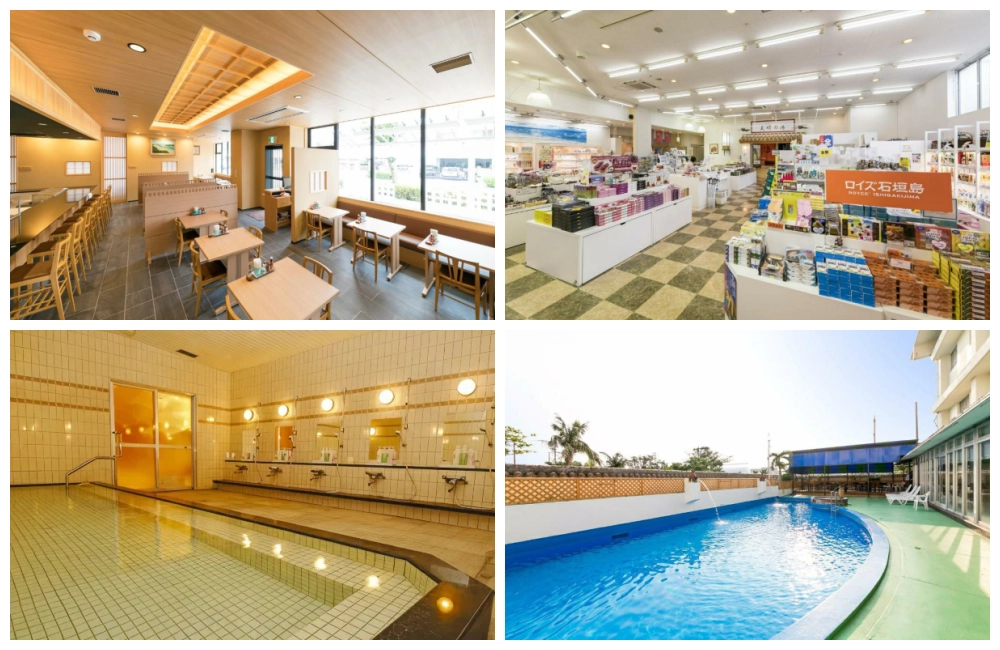 石垣島飯店推薦｜Hotel Miyahira 南之美花飯店餐廳、溫泉Spa與泳池