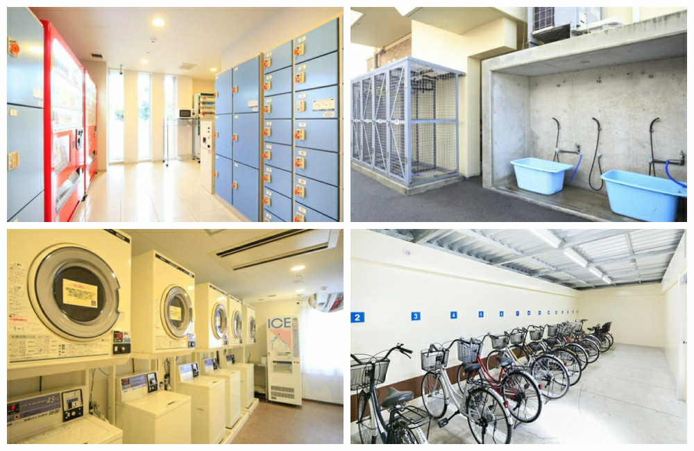 石垣島住宿推薦｜Vessel 石垣島酒店家洗衣區與潛水置物櫃