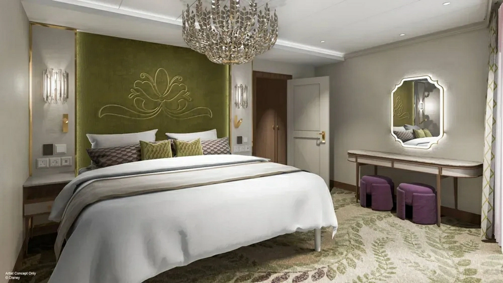 2026迪士尼探險號完整攻略|航線、價格、房型、必玩設施一次看 - Travel x Freedom 旅誌字遊 threeonelee.com 迪士尼探險號豪華發現礁內艙客房 Deluxe Inside Stateroom with Reef View 10A